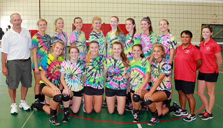 Barnstable Volleyball Team Play Day 2015